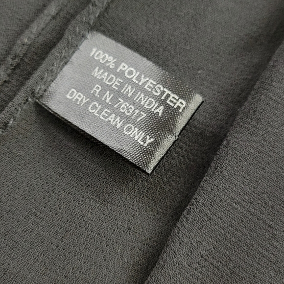 Black Sheer Rhinestone Accented 72" x 21" Scarf - Picture 5 of 5